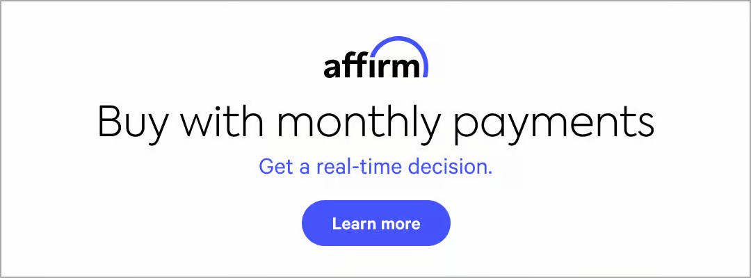 Affirm Financing Options
